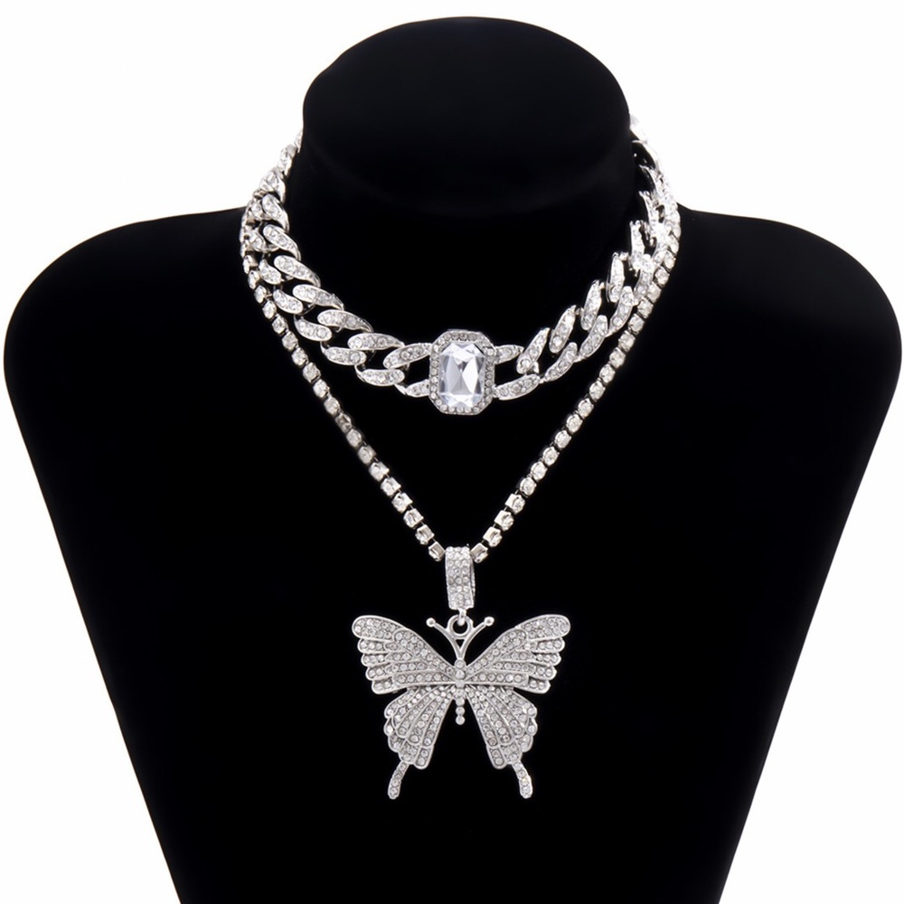 Beautiful White Sapphire 2 Piece ๐ฆ Necklace Set! - Picture 2 of 7